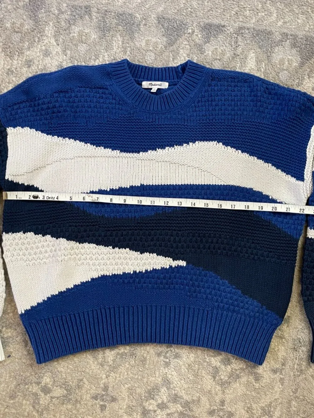 Madewell Intarsia Crewneck Knit - M - Picture 5 of 7
